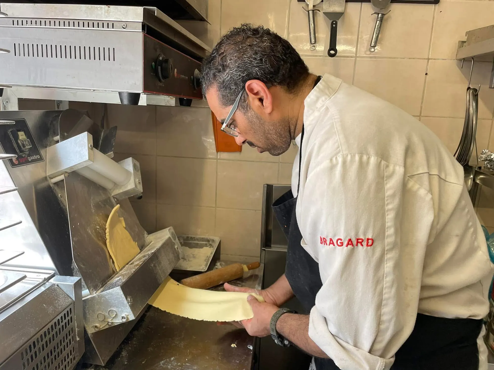 Kok in de keuken